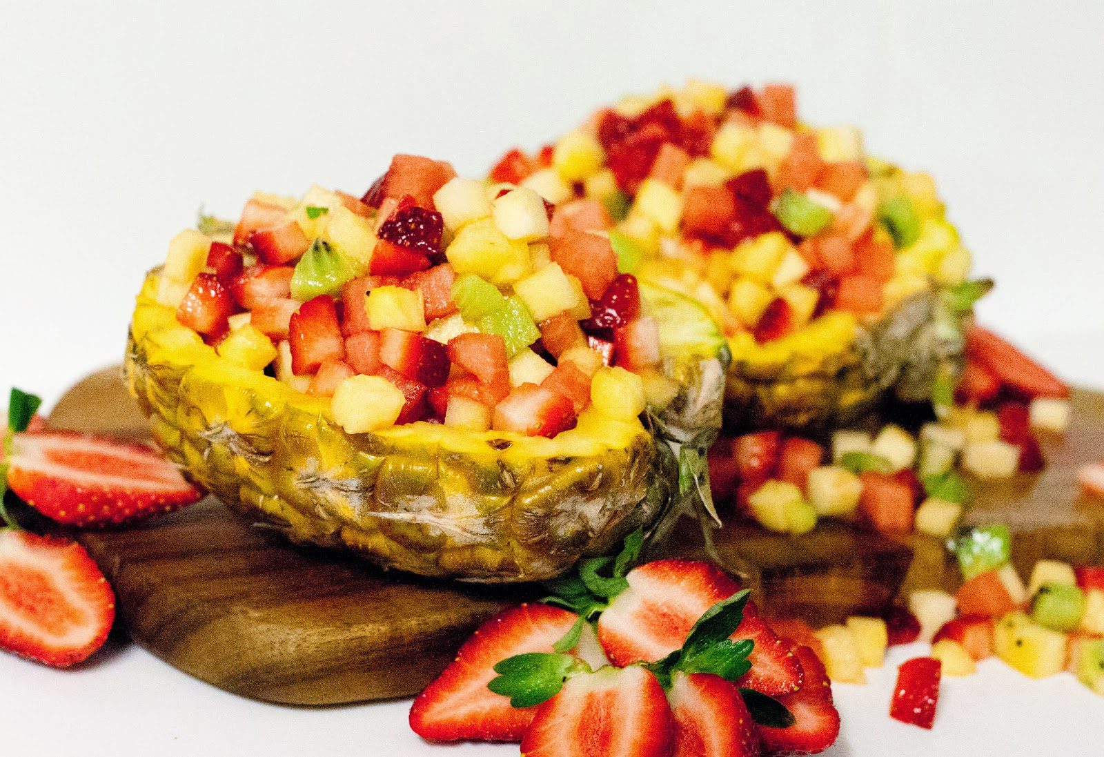 Fruit Salad Pineapple bowls