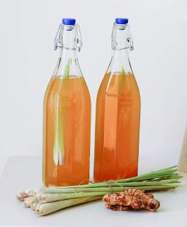 Lemongrass, Ginger and Turmeric Kombucha Tea recipe