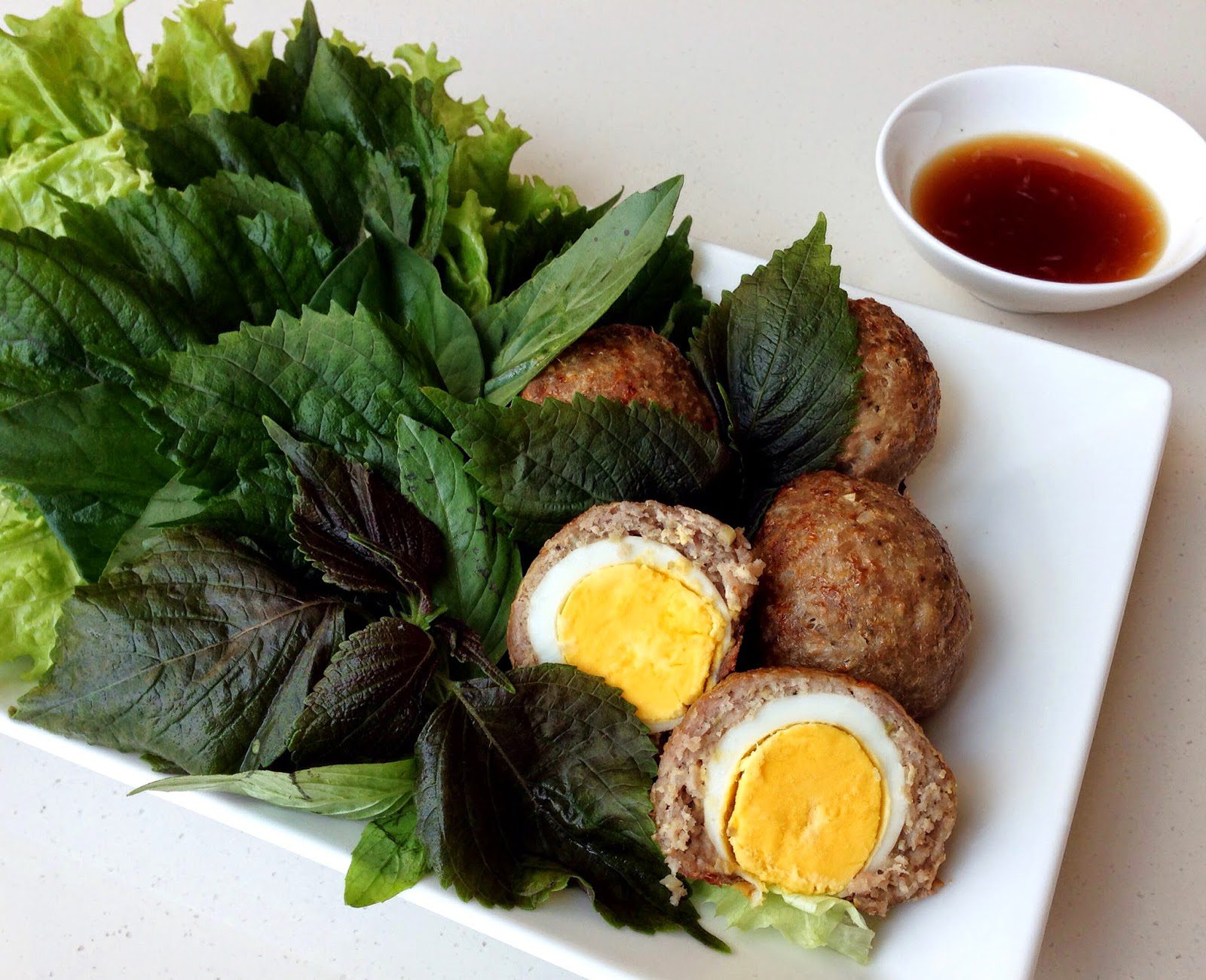 Vietnamese Lemongrass & Pork Scotch Eggs