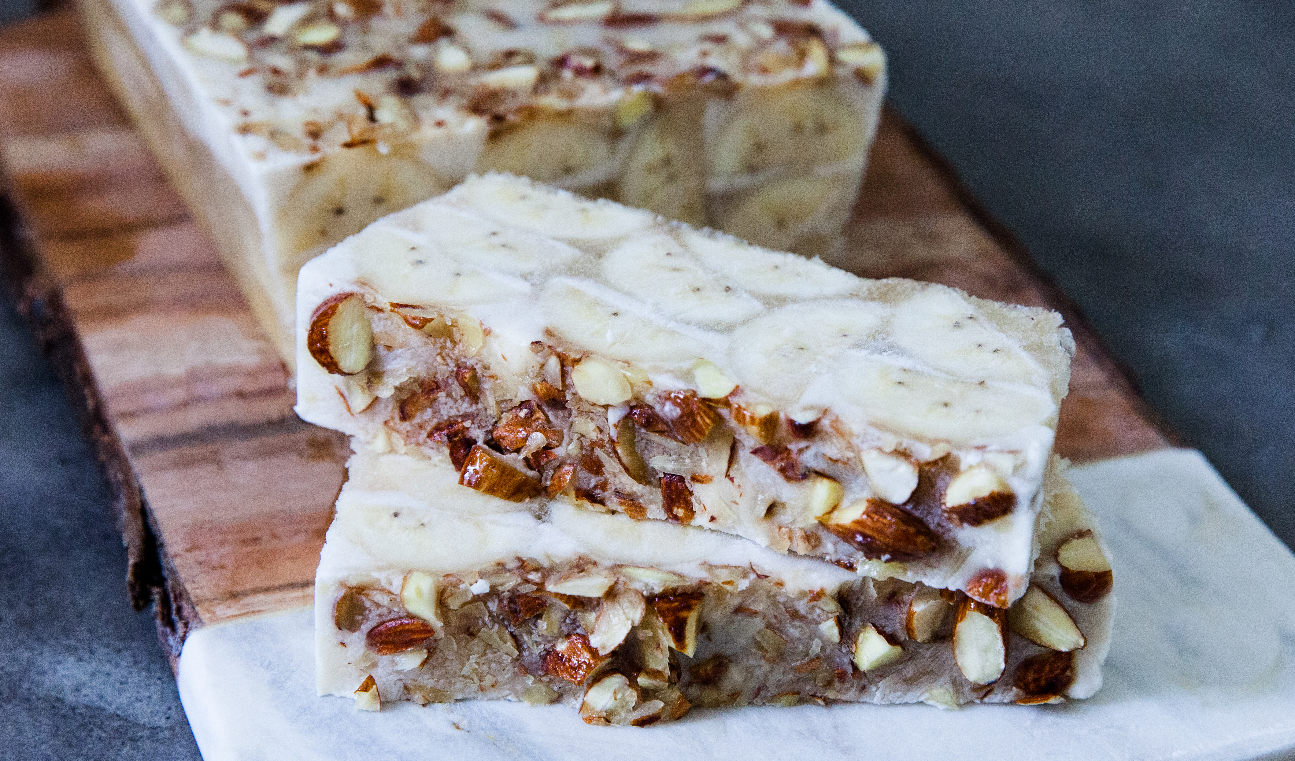 Vietnamese Coconut Banana Ice Cream Bars